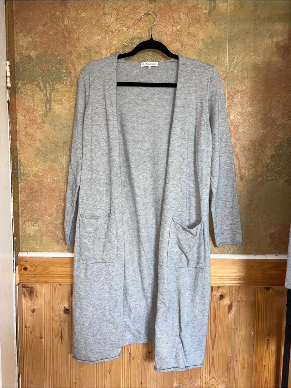 DKR & Company | Grey Side Slit Cardigan